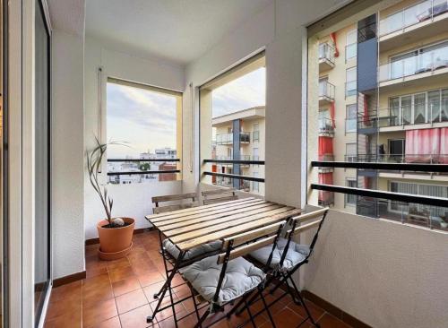 Balkón nebo terasa v ubytování Hauzify I Apartament Can Reig