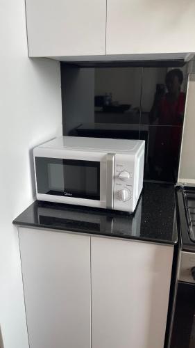 Η κουζίνα ή μικρή κουζίνα στο Zane Apartments in Rebero Heights