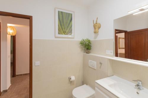 Koupelna v ubytování Villa Dora