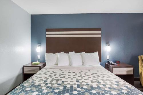 Postel nebo postele na pokoji v ubytování Red Carpet Inn & Suites NJ-73