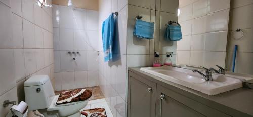 Koupelna v ubytování Casa duplex en Área 4 CDE