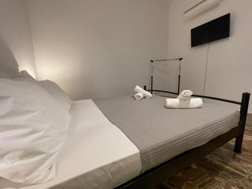 Кровать или кровати в номере Fyrogenis Cozy Family Friendly House in Gournes