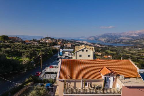 Letecký snímek ubytování ANESIS Apartments Kontarakis