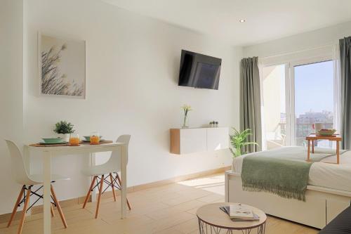 732 New Sea View Studio Las Americas +WIFI