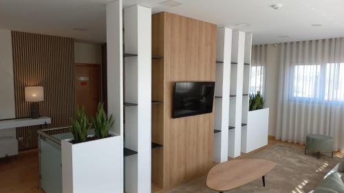 TV/trung tâm giải trí tại Hotel Albergaria Borges