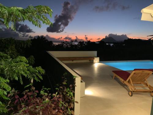 Villa Little Grey caribbean sea view