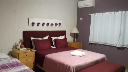 Katil atau katil-katil dalam bilik di Hotel Fazenda Terra Ramos
