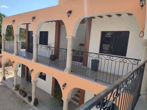 Μπαλκόνι ή βεράντα στο Hotel Casa Henequén