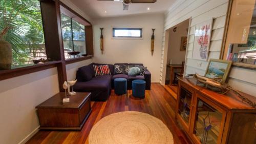 A seating area at Tamarinds Beach House