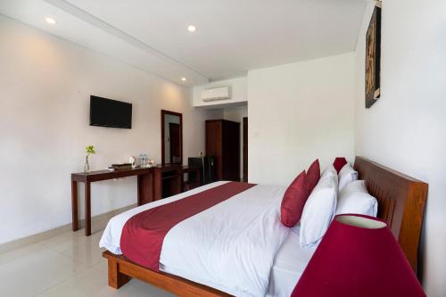 TV a/nebo společenská místnost v ubytování Kusuma Resort Seminyak