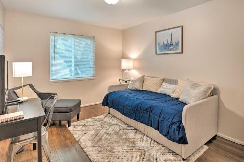 A bed or beds in a room at Pet-Friendly Sacramento Home Near Downtown!
