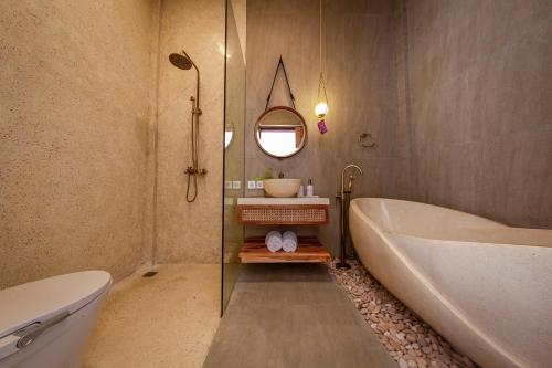 Koupelna v ubytování Kintsugi Private Villa Mandalika