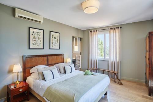 Postel nebo postele na pokoji v ubytování Hôtel de Charme Bello Visto