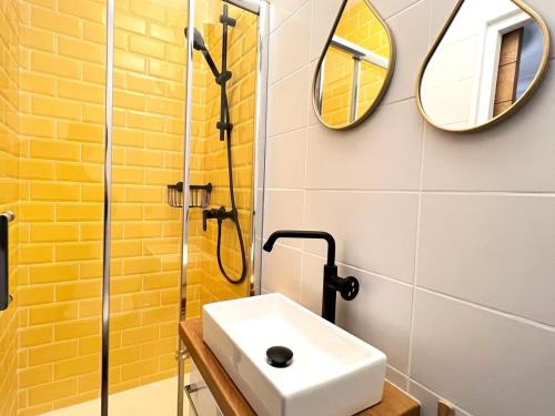 ห้องน้ำของ Studio Aix-les-Bains, 1 pièce, 2 personnes - FR-1-555-59