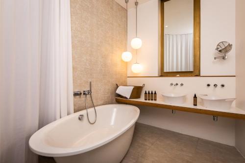 Koupelna v ubytování Hollmann Beletage Design & Boutique Hotel
