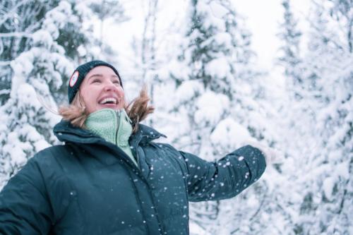 Haltia Lake Lodge nature boutique hotel & glamping durante l'inverno