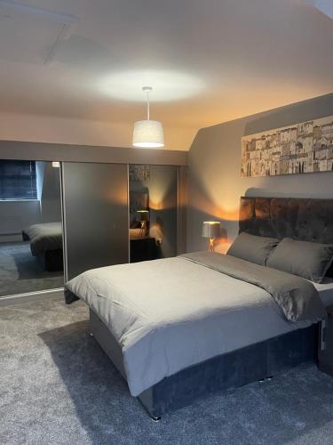 Voodi või voodid majutusasutuse Boothferry Park Lodge toas