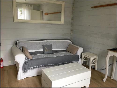 Posezení v ubytování Petite maison avec jardin au coeur de Pornichet