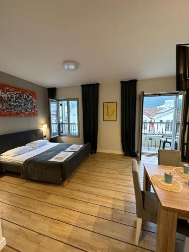 Postel nebo postele na pokoji v ubytování Saly Apart