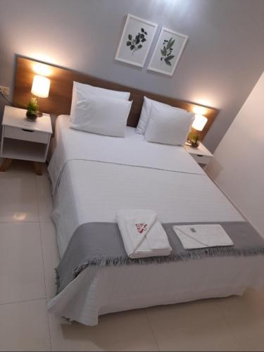 Postel nebo postele na pokoji v ubytování Hotel Ara