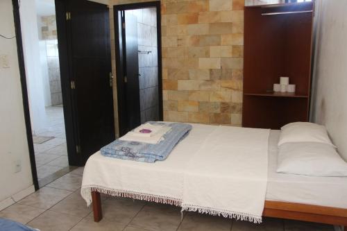 Katil atau katil-katil dalam bilik di Hotel Nossa Senhora da Conceição