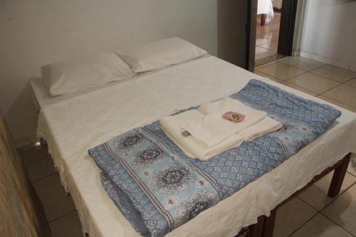 Katil atau katil-katil dalam bilik di Hotel Nossa Senhora da Conceição