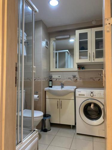 Koupelna v ubytování Taksim House Suites