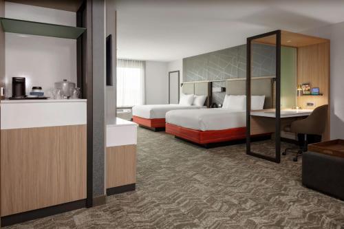 Ένα ή περισσότερα κρεβάτια σε δωμάτιο στο SpringHill Suites by Marriott Beaufort