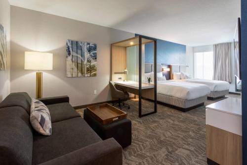 Atpūtas zona naktsmītnē SpringHill Suites Minneapolis Maple Grove/Arbor Lakes