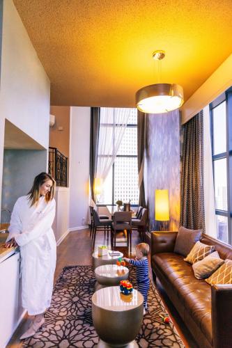 Posezení v ubytování JW Marriott New Orleans