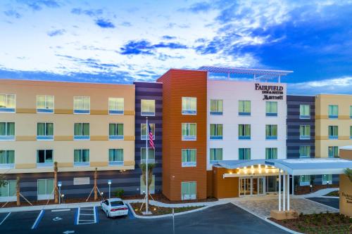 a rendering of a hotel with a parking lot at Fairfield Inn & Suites by Marriott St Petersburg North in St Petersburg