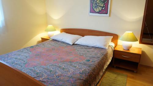 Llit o llits en una habitació de Villa Dvorine