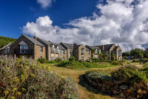 a row of houses on a hill at Karma St. Martin's in St Martins