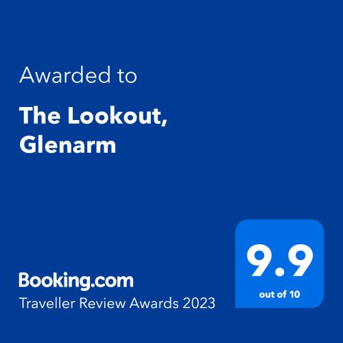 a screenshot of a phone with the text upgraded to the lookout element at The Lookout, Glenarm in Glenarm