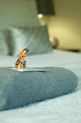 Ein Bett oder Betten in einem Zimmer der Unterkunft Magoebaskloof Getaway