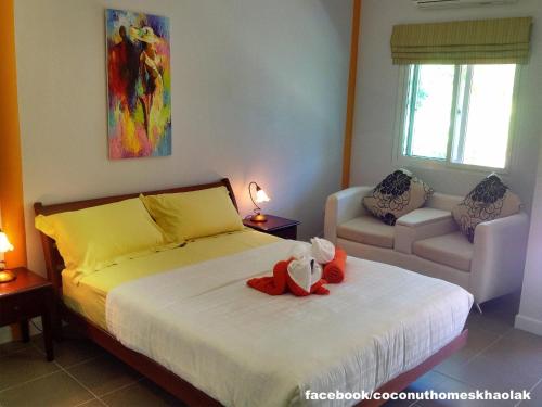 Krevet ili kreveti u jedinici u objektu Coconut Homes Khao Lak