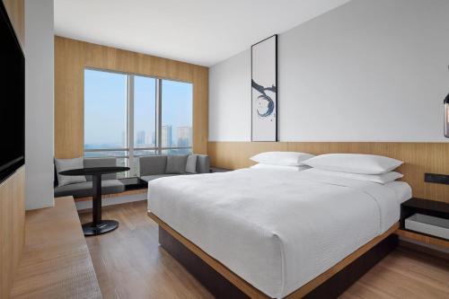 Katil atau katil-katil dalam bilik di Fairfield by Marriott Changzhou Jintan