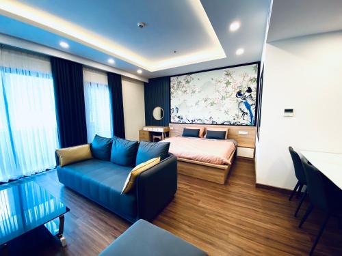 Posezení v ubytování Quy Nhon Pearl - FLC Sea Tower