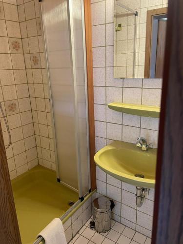 Koupelna v ubytování Waldhotel Steinkrug