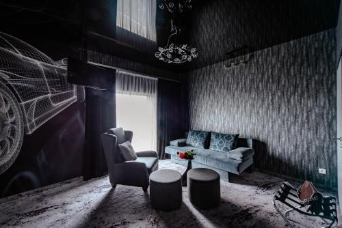 Hotel Lenartにあるシーティングエリア
