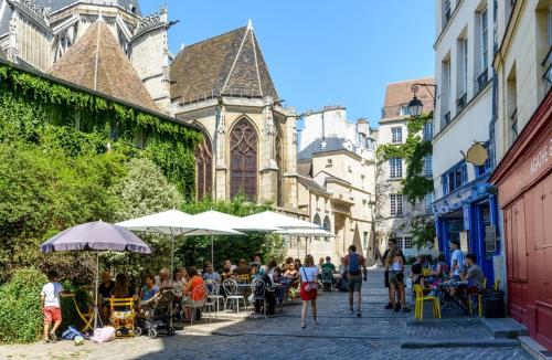 The GARDEN - cosy studio with AC in the very center of Paris
