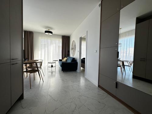 Χώρος καθιστικού στο Apartament Magnolia