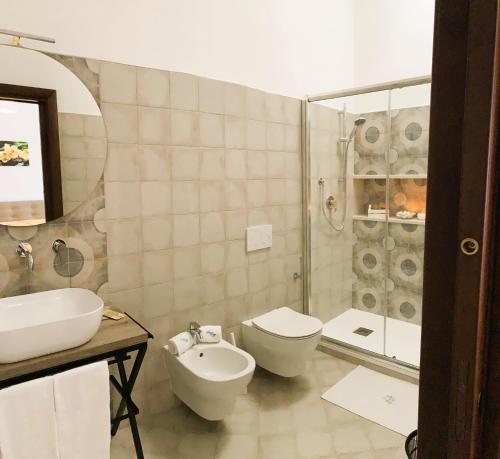 Koupelna v ubytování B&B Villa Maggi