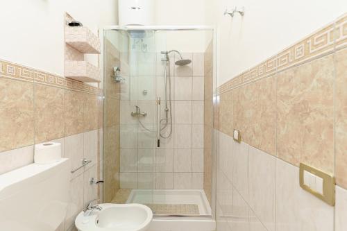 Koupelna v ubytování A casa di Maria