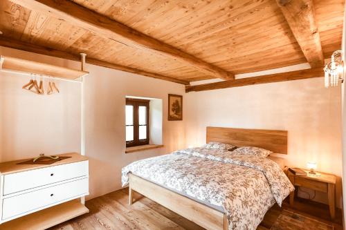 En eller flere senge i et værelse på Appartamento 1789