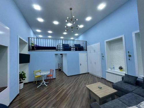Posezení v ubytování Turquoise Apartment