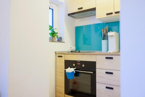 Dapur atau dapur kecil di Casa AVA