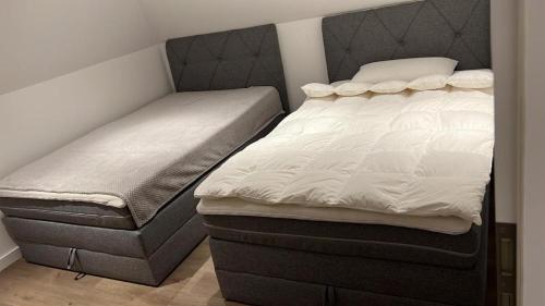 Postel nebo postele na pokoji v ubytování Ferienwohnung Nella
