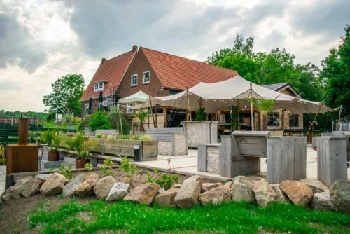 Zahrada ubytování Camping de Tolbrug