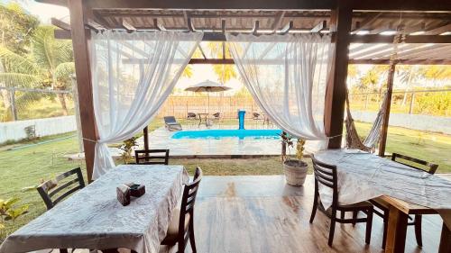 Kolam renang di atau dekat dengan Pousada Iandê Patacho